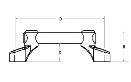 Mechanical Drawing - Davies Molding Adjustable Pull Handles